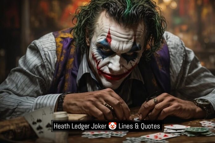 Heath Ledger Joker Lines